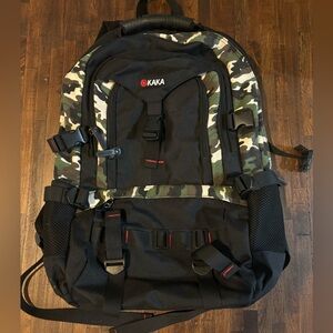 Kaka camouflage print backpack